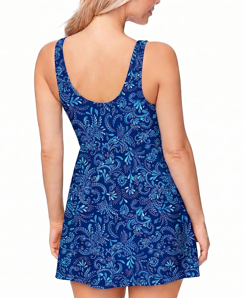 Island Escape Women's Magnolia Underwire Swim Dress, Macy's Exclusive