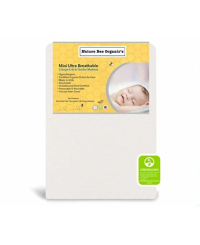 Nature Bee Organic's Mini Crib Size 2-Stage Mattress