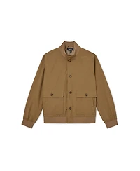 Reiss Men's Latent Button Through Technical Shorts Jacket
