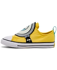 Converse Toddler Kids' Chuck Taylor All Star Minions EasyOn Ox Fastening Strap Lifestyle Sneakers from Finish Line