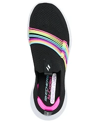Skechers Little Girls Ultra Flex 3.0 - Rainbow Speed Lifestyle Sneakers from Finish Line