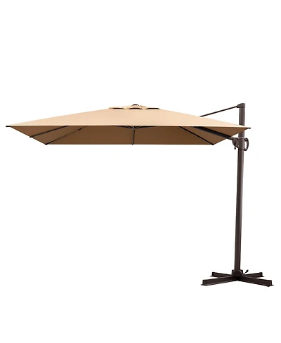 Pellebant Outdoor Patio 9 X 12Feet Aluminum Cantilever Umbrella