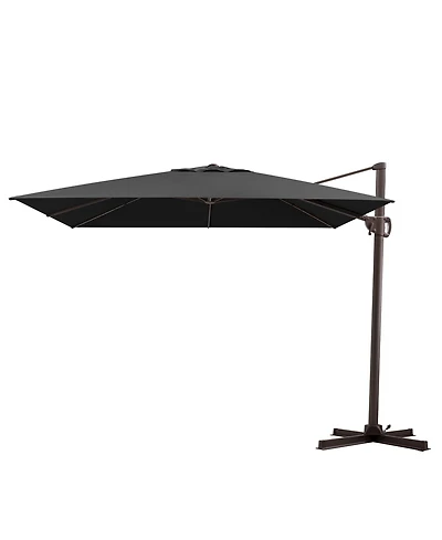 Pellebant Outdoor Patio 9 X 12Feet Aluminum Cantilever Umbrella