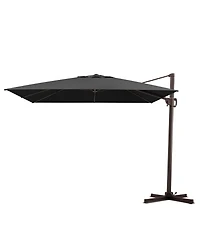 Pellebant Outdoor Patio 9 X 12Feet Aluminum Cantilever Umbrella
