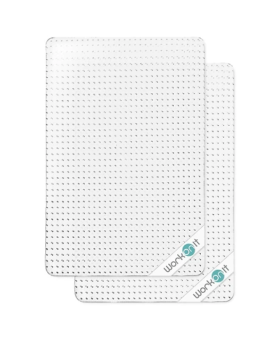 Workonit 46" x 60" Office Chair Mat for Low Pile Carpet ( Pack