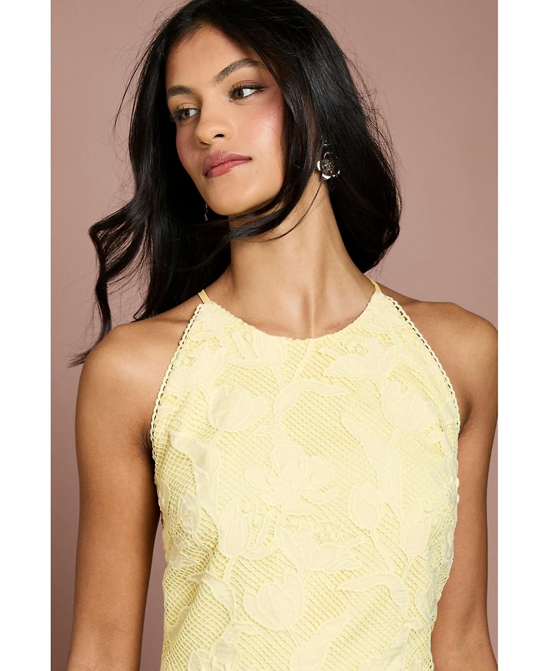 Coast Women's Halterneck Lace Midi Dress