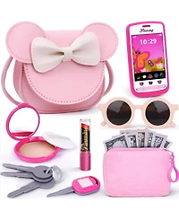 Gnuadz Pretend Play Makeup Purse Girls Gift Toddler Toy Set