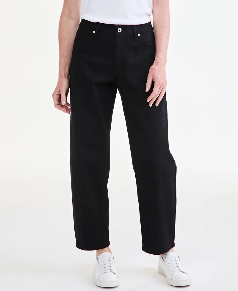 Style & Co Women's High-Rise Barrel Relaxed Fit Jeans, Macy's Exclusive