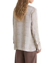 Reiss Women's Annie Snake Print Shirt