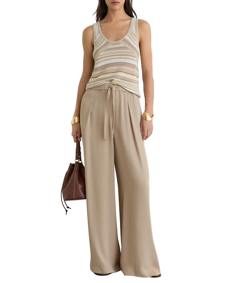 Reiss Women's Aimee Pull On Wide Leg Pants