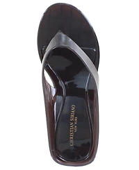 Christian Siriano Women's Ariel Wedge Jelly Sandal