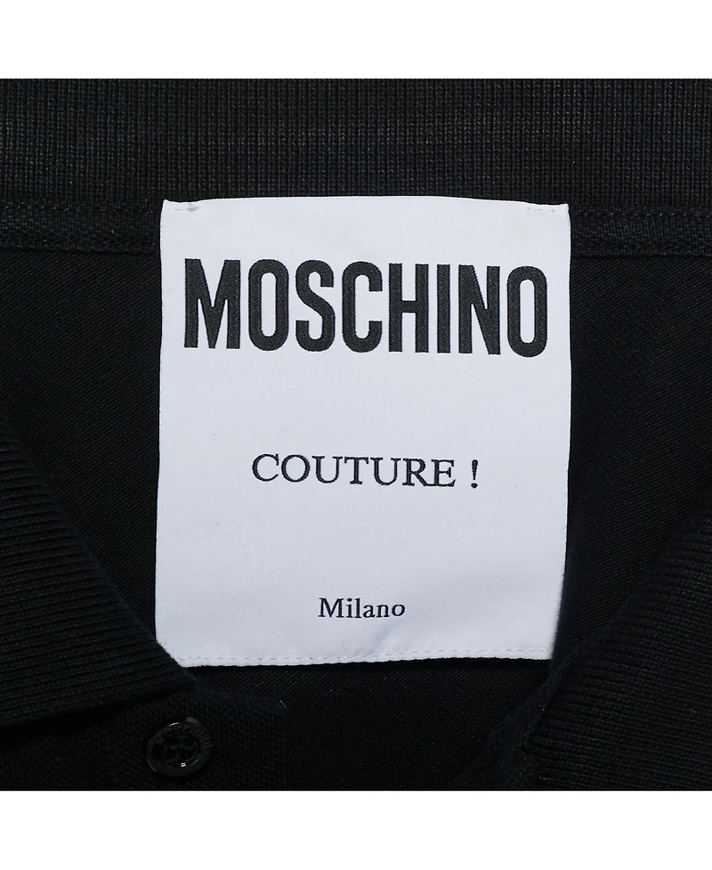 Pre-Owned Moschino Men's Pique Polo T-Shirts