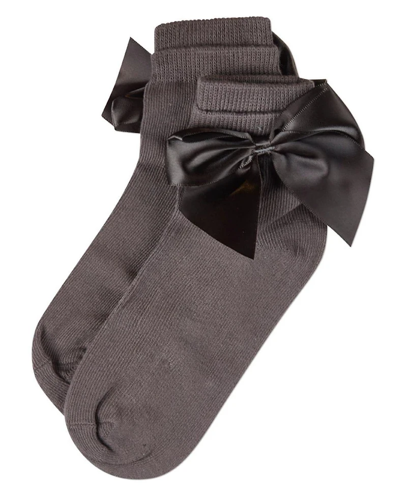 MeMoi Baby Silky Side Bow Anklet Socks