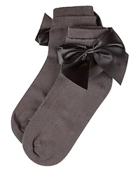 MeMoi Baby Silky Side Bow Anklet Socks