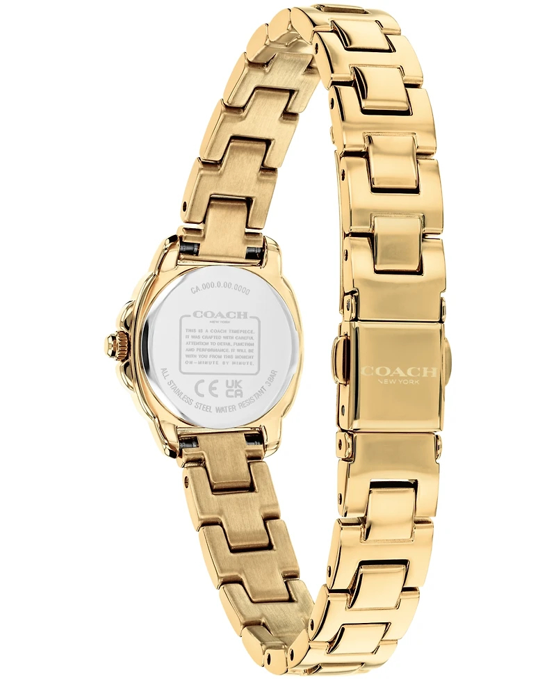 Coach Women's Kitt Gold-Tone Stainless Steel Bracelet Watch 21mm