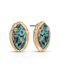 Ettika Abalone Luxe Mini Studs Earrings