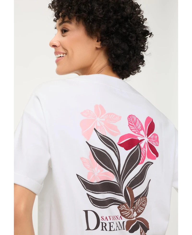 Olsen Women's Short Sleeve Jersey Sweatshirts