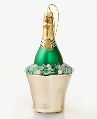 Holiday Lane Foodie & Spirits Champagne Bottle Ornament, Macy's Exclusive