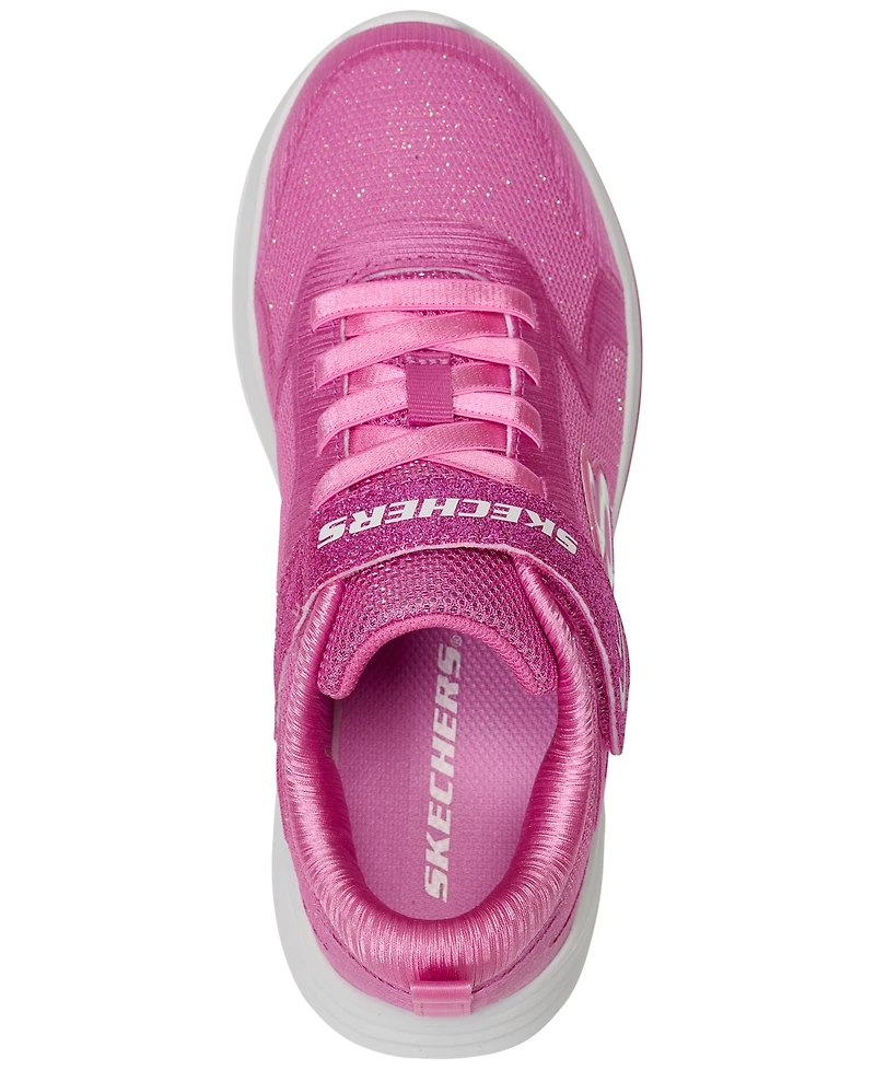 Skechers Little Girls Wave 92 Fastening Strap Lifestyle Sneakers from Finish Line