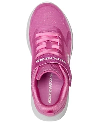 Skechers Little Girls Wave 92 Fastening Strap Lifestyle Sneakers from Finish Line