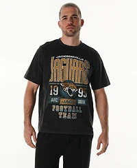 The Wild Collective Men's and Women's Black Jacksonville Jaguars Band T-Shirt