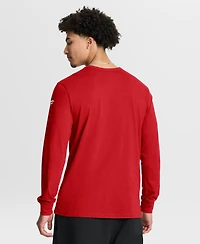 Fanatics Men's Red Chicago Blackhawks Authentic Pro Property Of Practice Long Sleeve T-Shirt