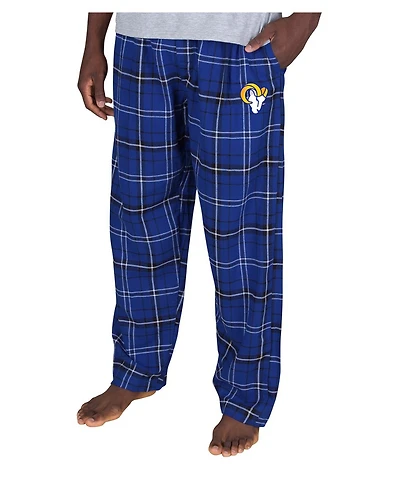 Concepts Sport Men's Royal Los Angeles Rams Ultimate Plaid Flannel Pants