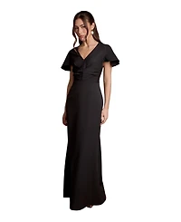 Coast Women's Crepe V-Neck Maxi Dress