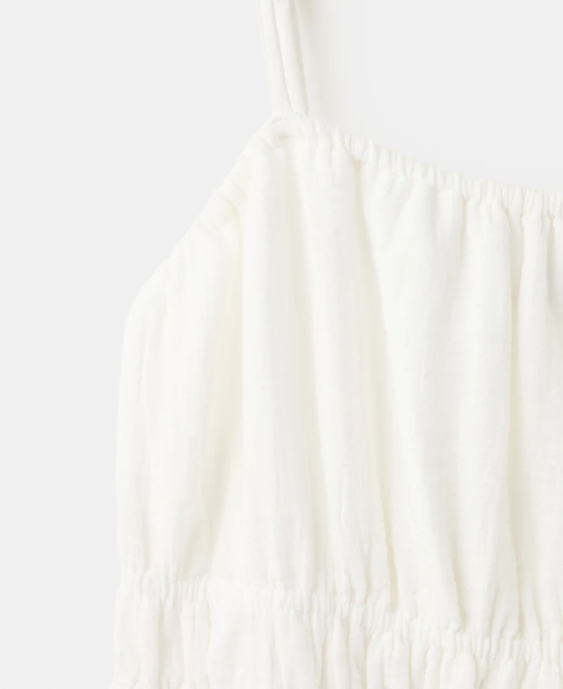 Mango Women's Crinkled Shirred Dress