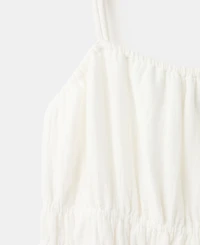 Mango Women's Crinkled Shirred Dress