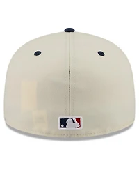 New Era Men's Cream/Blue Tampa Bay Rays Usa 250 Fourth of July 59FIFTY Fitted Hat