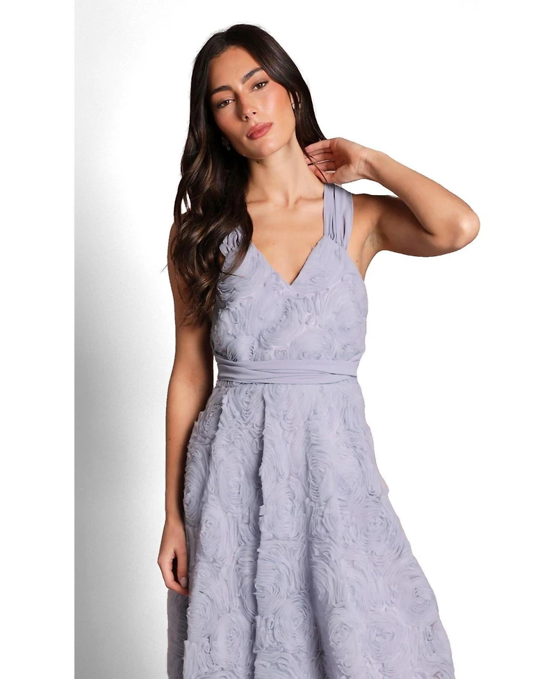 Coast Women's Embroidered Tie Back Maxi Dress