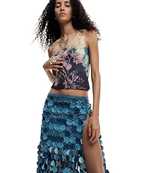 Desigual Women's Denim pareo patch