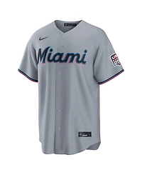 Nike Men's Kyle Stowers Gray Miami Marlins Usa 250 Fourth of July Stadium Jersey