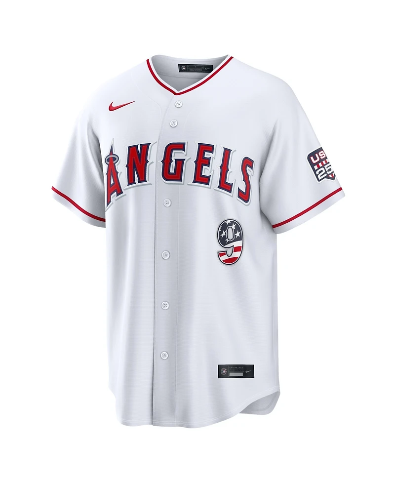Nike Men's Zach Neto White Los Angeles Angels Usa 250 Fourth of July Stadium Jersey