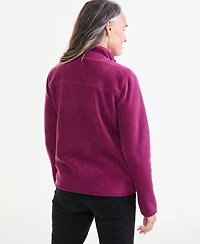Style & Co Petite Polar Fleece Zip-Front Jacket, Created for Macy's