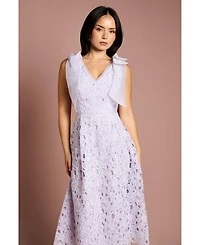 Coast Women's Bow Detail Sleeveless Midi Dress