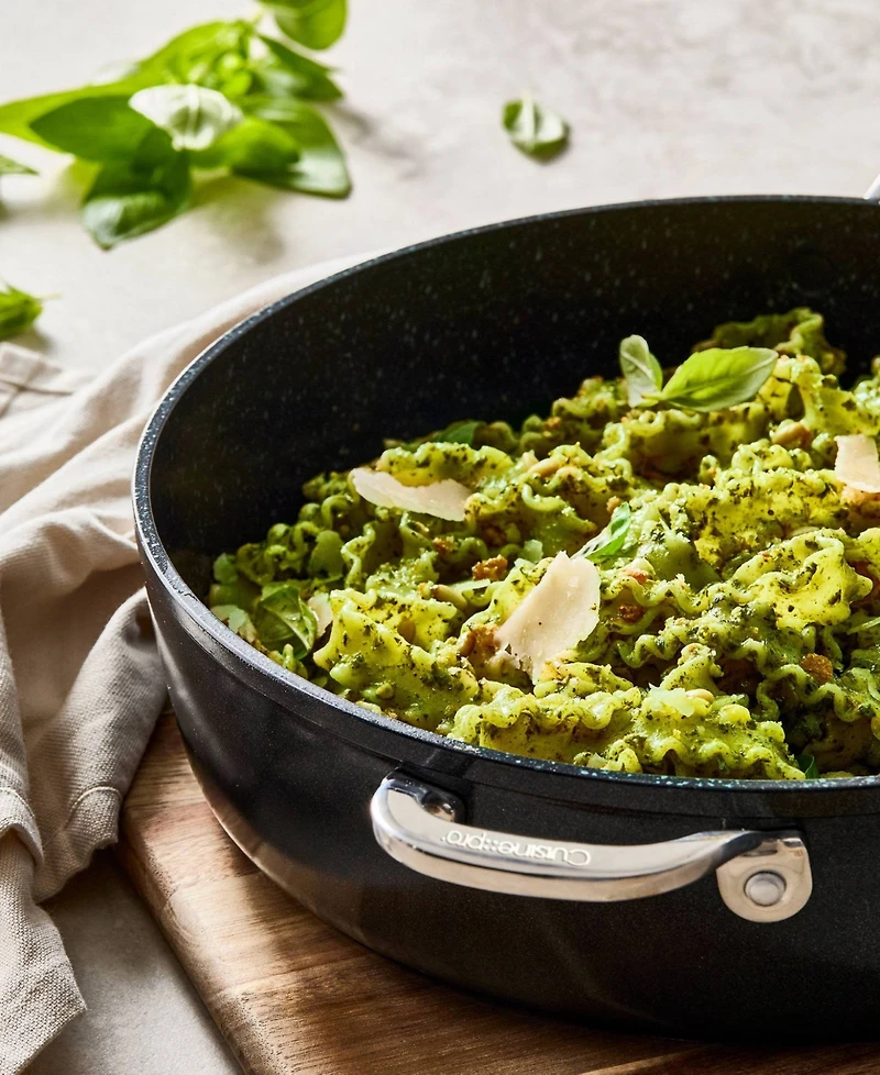 Cuisine::pro Green Stone Aluminum 4.2-Quart Chef Pan