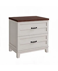 homfan 2-Drawer Farmhouse File Cabinet