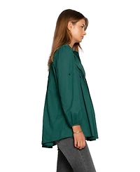 Belle & Bloom Women's Catch Feelings Pintuck Shirt