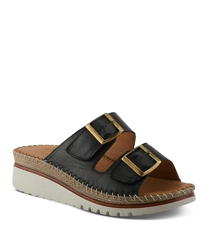 Spring Step Women's Minisia Wedge with Adjustable Buckle Closure