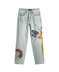 Desigual Men's Printed Jeans