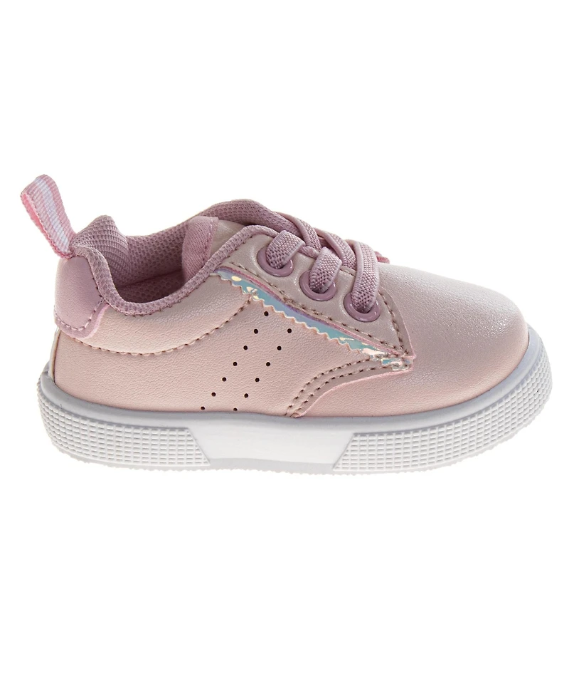 Laura Ashley – Girls (Size 6 To 10) Lace-Up Casual Shoes with Heart Detail (Toddler)
