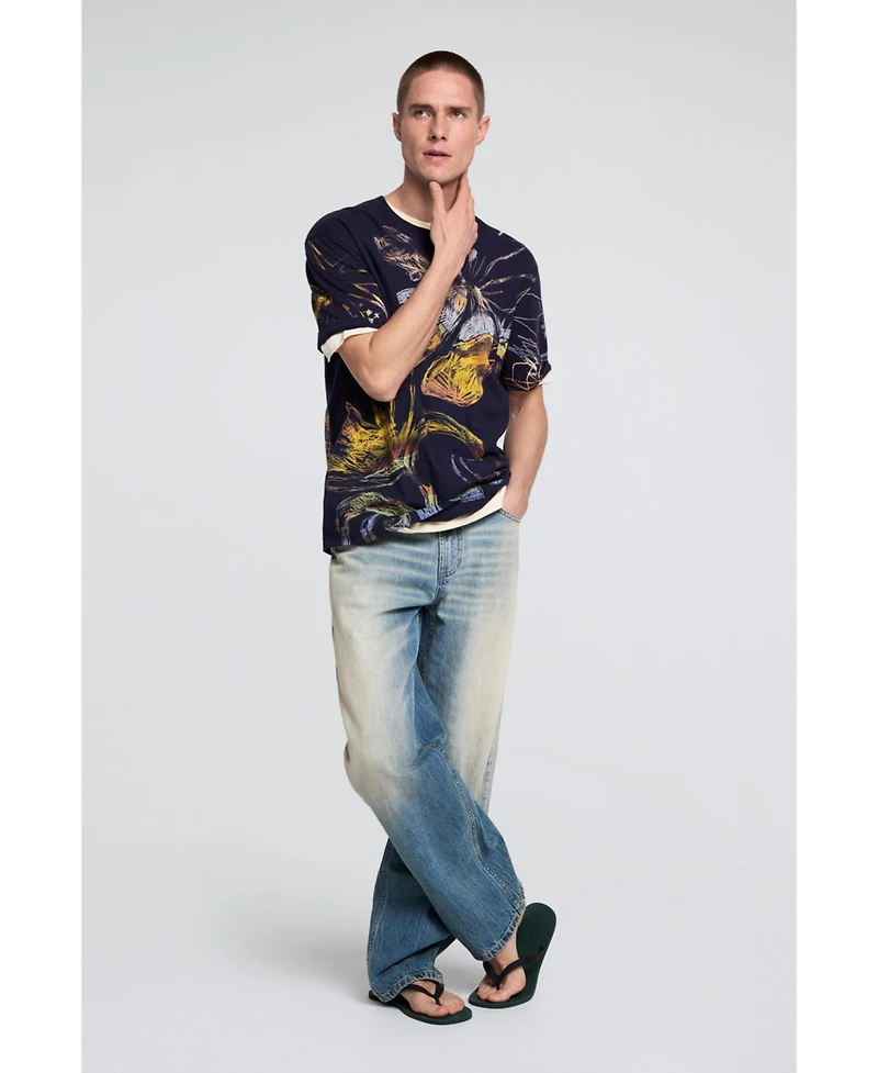 Desigual Men's Organic print T-shirt