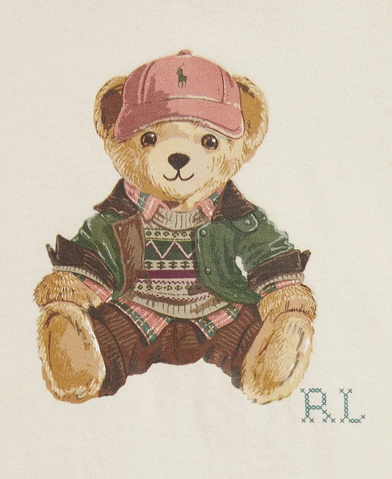 Polo Ralph Lauren Baby Boys' Bear Cotton T-Shirt and Jogger Pants, 2-Piece Set
