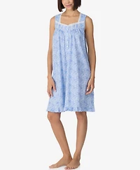Eileen West Women's Sleeveless Cotton Jersey Knit Short Nightgown