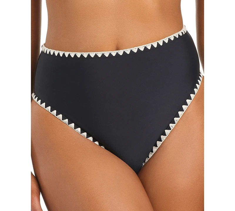 Bar Iii Women's Desert Muse High-Leg High Rise Swim Bottoms, Macy's Exclusive