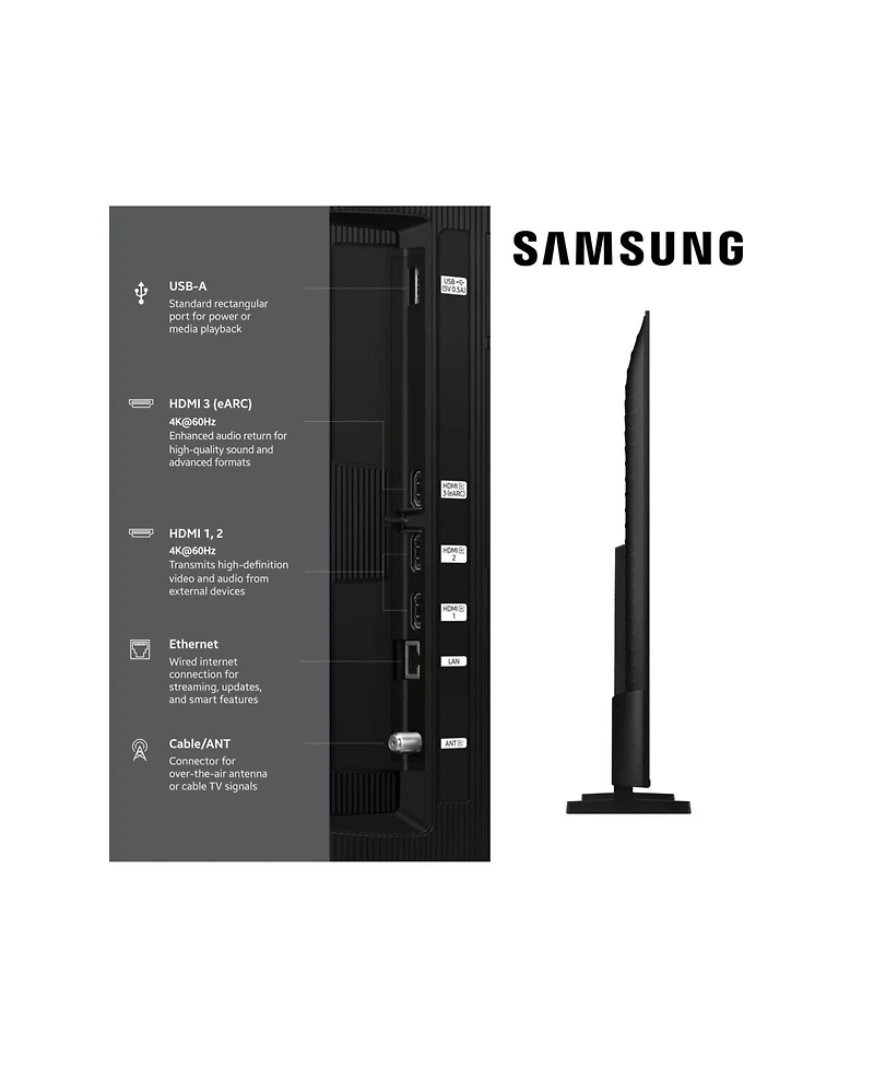 Samsung QN98Q7FAAFXZA 98 Inch Qled Q7F 4K Vision Ai Smart Tv with a 6 Year Amber Protection Plan (2025)