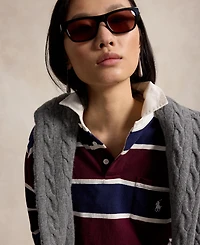 Polo Ralph Lauren Women's Oversized Cotton Rugby Shirt