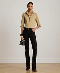 Lauren Ralph Women's Classic Fit Long-Sleeve Shirt